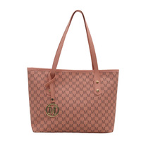 Bolso Tote de PU Casual de Alta Gama para Mujer, Verano 2026, Primavera, Nuevo, Moderno, de Hombro, Gran Capacidad, Forro de Poliéster, con Cierre