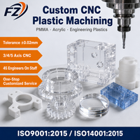 Usinage CNC de haute précision à cinq axes pour PMMA acrylique sur mesure, pièces et produits en plexiglas personnalisés, fabrication plastique
