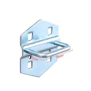 Metal <strong>Tool</strong> <strong>Hook</strong> with Display Hole Wall Pegboard Rack Shelf Hardware for <strong>Tool</strong> Hanging Industrial Style <strong>Hook</strong> - Product Image 2