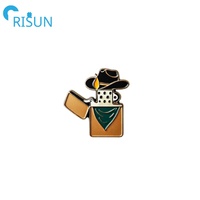 Fabrication briquet en métal émail épingle insigne coupe-vent brûlant briquets épinglette personnalisé Zippo briquet logo publicité broche broche