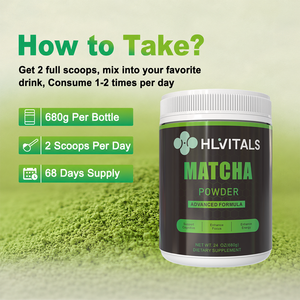   Polvo de Matcha Orgánico - Polvo de Té Verde Matcha para Cocinar, Hornear, Preparar Lattes y Smoothies, Ayuda a Mejorar la Salud Digestiva - Product Image 6