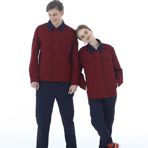 Gilet <span class=keywords><strong>di</strong></span> Sicurezza Unisex <span class=keywords><strong>in</strong></span> Cotone a Maniche Lunghe ad Alta Visibilità per Lavoratori <span class=keywords><strong>di</strong></span> Sanificazione, Miniera, Ingegneria e Edilizia - Product Image 4