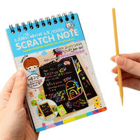 Carnet de croquis créatif et coloré pour enfants, carnet de peinture, jouet à gratter, livre de peinture graffiti