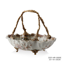 2024 rétro laiton porcelaine bougeoir ensemble de 2 oiseaux décor lampe à huile pour fête de mariage maison bureau Table