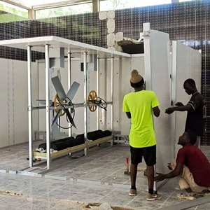 Incubateur d'œufs de poulet de type tunnel industriel pour 38400 œufs avec moteur à économie d'énergie ECM et contrôle PLC à écran tactile - Product Image 3