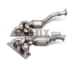 Tuyau d'échappement pour BMW 330i N52 3.0 2011, Downpipe avec catalyseur, échappement haute performance modifié pour la course - Product Image 2