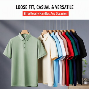 Polo de Manga Corta 100% Poliéster, Secado Rápido, Sin Arrugas, Fresco Todo el Día, la Experiencia Sin Complicaciones de la que <span class=keywords><strong>Nunca</strong></span> Te Saldes Atrás - Product Image 1
