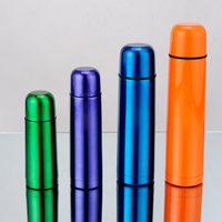Termo Personalizable de Acero Inoxidable 304, Doble Pared, Colorido, para Bebidas Frías/Calientes