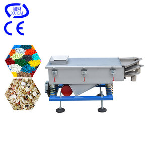 Thép không gỉ tuyến tính màn hình tách gỗ pellet vuông rung shaker/đậu sàng - Product Image 4