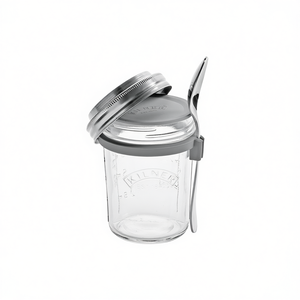 Ensemble de verres à petit-déjeuner Kilner 3 pièces avec pot de rangement pour cuillères - Product Image 2