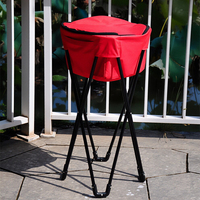 Sacs isothermes personnalisés pour le camping en plein air, le barbecue, le jardin, avec support, chaise pliante en acier pour la plage, seau à glace, sac isotherme