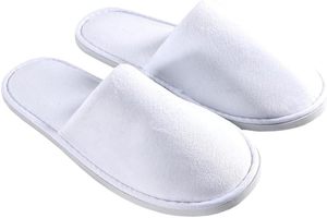 Pantuflas Personalizadas Desechables de Lujo con Suela Antideslizante de 8mm, Ligeras y Portátiles, Punta Cerrada, con Logotipo, en Tela de Felpa Gris Oscuro, para Uso en Hoteles, para Hombre - Product Image 2