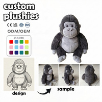 Jouets en peluche canard en colère mignons de haute qualité personnalisés en tissu de coton Souvenirs