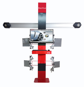 Baohua 3D 5D xe di chuyển Trung Quốc aligner giá di động toàn bộ bánh xe liên kết máy với tự động nâng và theo dõi - Product Image 4