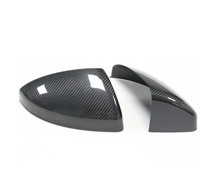 Calotte Specchietti Retrovisori in Fibra di Carbonio Secca con Fori Ausiliari per Audi TT TTS R8 2016-2025 - Product Image 1