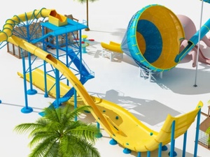 Trung Quốc Công Viên Nước Thiết Kế Thương Mại Nước Chơi Thiết Bị Lớn Trượt Nước Công Viên Giải Trí Trò Chơi Lớn Đa Trượt Nhóm - Product Image 2