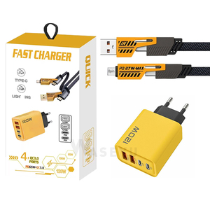 Cargador <span class=keywords><strong>de</strong></span> teléfono <span class=keywords><strong>de</strong></span> carga <span class=keywords><strong>de</strong></span> alta velocidad Cargador <span class=keywords><strong>de</strong></span> viaje <span class=keywords><strong>de</strong></span> alta potencia <span class=keywords><strong>de</strong></span> 120W 2 puertos Usb 2 Pd 20W Adaptador <span class=keywords><strong>de</strong></span> carga rápida para teléfono <span class=keywords><strong>Samsung</strong></span> - Product Image 2