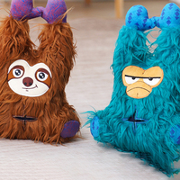 Fabricant Vente en gros Logo personnalisé Mangeoire à mâcher en peluche grinçante Jouets pour animaux de compagnie pour chiens