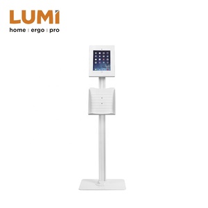 <span class=keywords><strong>Support</strong></span> de sol en acier pour kiosque à tablette antivol avec <span class=keywords><strong>support</strong></span> de catalogue pour écran 9.7" - Product Image 4