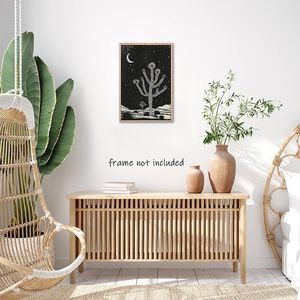Western Desert Landscape Wall Art Prints Joshua Tree <span class=keywords><strong>Block</strong></span> Poster,Boho Southwestern Wall Decor - Product Image 6