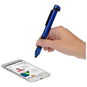 Custom 7 in 1 Multifunction Tool <b>Pen</b> Promotional Ballpoint <b>Pen</b> With LED Light Compass Stylus Phone Stand for Trade Show Gift - Product Image 3