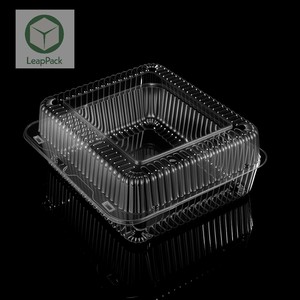 Einweg-Klarsicht-Kunststoff-Fast-Food-Behälter Transparente Rosin-Hamburger-Verpackungsbox für Salat und Brot zum Mitnehmen - Product Image 5