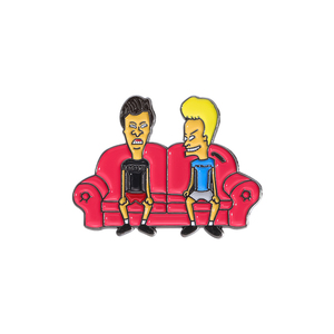 Beavis dan Butt-head lucu kartun komedi bros MTV musik lencana acara hadiah aksesori pakaian - Product Image 1