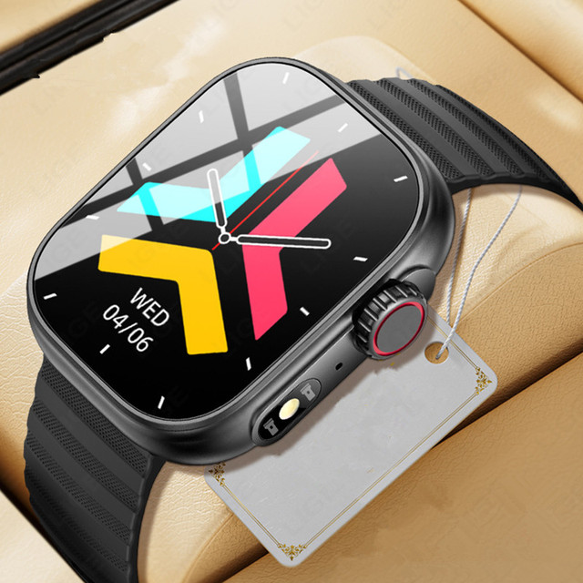 2023 New Reloj Smart Watch for Men Women Fashion Fitness Tracker Watch 2.01inch HD Screen Health Sport Waterproof Smart Watch