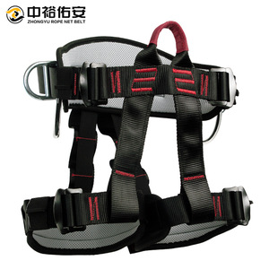 เข็มขัดนิรภัยแบบเชือก Zhongyu พร้อมห่วงเหล็ก D-Ring ปรับความยาวได้ ผลิตจากวัสดุโพลีเอสเตอร์ ป้องกันการตก - Product Image 3