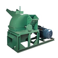 Broyeur de bois multifonctionnel avec engrenages et moteur pour broyer les branches, les bûches et les pailles - Capacité 2T/H 220/380V pour les fermes, les jardins, les usines