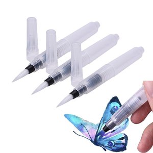 Pinceau à peinture portable, pinceau à eau doux, stylo pinceau pour <span class=keywords><strong>aquarelle</strong></span>, pour débutants en peinture, dessin, fournitures artistiques - Product Image 6