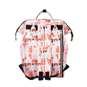 Grand sac à dos de voyage pour bébé, sac à dos à bandoulière pour maman, sac à langer durable, imprimé, élégant, sac à langer pour maman, dessin animé, <span class=keywords><strong>2020</strong></span> - Product Image 4