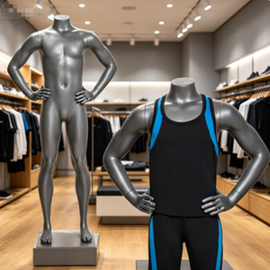 Maniquí Masculino HEF-25 de Cuerpo Completo, Musculoso y Atlético, para Exhibición de Ropa Deportiva en Gimnasios y Boutiques, Directo de Fábrica - Product Image 1
