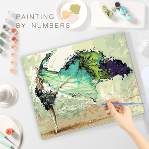 <span class=keywords><strong>Peinture</strong></span> par numéro pour adultes, <span class=keywords><strong>peinture</strong></span> <span class=keywords><strong>facile</strong></span> par numéros pour <span class=keywords><strong>débutant</strong></span>, <span class=keywords><strong>peinture</strong></span> <span class=keywords><strong>acrylique</strong></span> de danseuse <span class=keywords><strong>abstraite</strong></span> par numéro pour le cadeau de décoration murale à la maison - Product Image 4