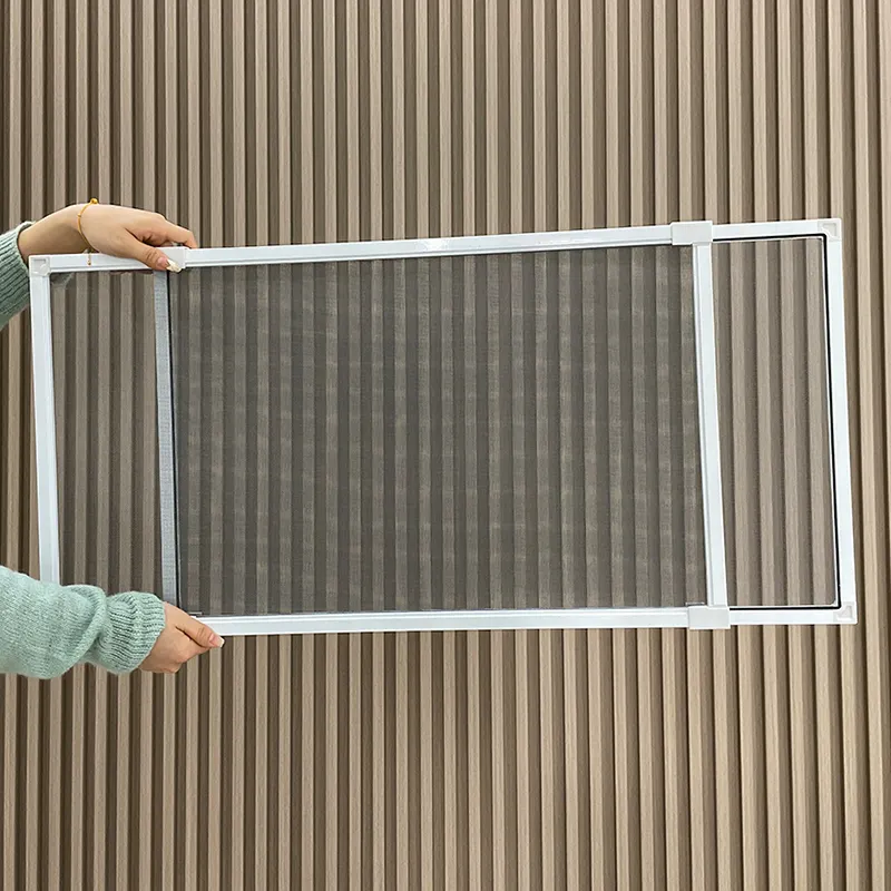 Top sale white sliding door with mosquito net screen sliding mosquito fly insect screen