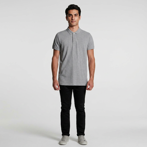 Camisa de Trabajo para Hombre de Alto Rendimiento OEM, con Cuello, Tejida en Poliéster/Algodón, Transpirable, Antiarrugas, con Bolsillo y Diseño Estampado - Product Image 1