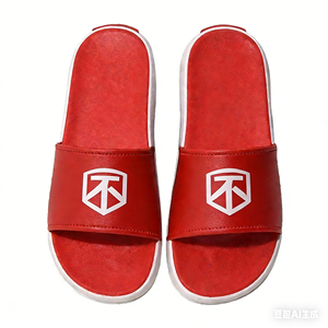 Nouvelles tongs ouvertes en PVC TPU effet peau de mouton, personnalisables avec logo imprimé, motif et texte, pour hommes et femmes, décontractées - Product Image 1