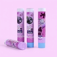 Tubes d'emballage de dentifrice en aluminium-plastique à bouchon à vis incliné scellé 12,7-35 mm, qualité alimentaire, impression UV personnalisée HaoShuoDa