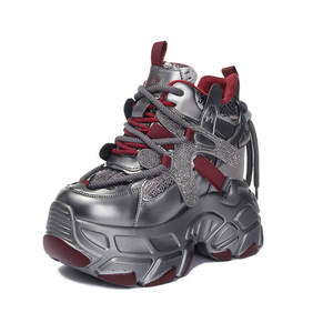 Sapatos Femininos de Plataforma de Alta Qualidade com Sola Grossa de 12cm para Aumento de Altura, Novos Sapatos Esportivos e de Lazer Outono/Inverno 2025 - Product Image 4