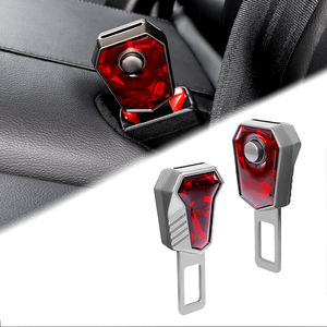 Accessori per Cinture di Sicurezza Auto a Sette Punte con Texture in Carbonio a Fiore Estensori per Cinture Fibbia per Sedile Silenziatore Blocca Allarme - Product Image 1