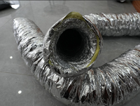 Conduite flexible en PVC pour systèmes HVAC résidentiels, commerciaux, industriels et extérieurs, installation facile