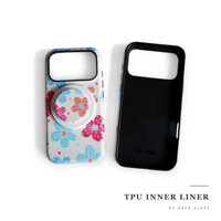 Coques de téléphone magnétiques antichoc et étanches en TPU+PC 2-en-1, design personnalisé en gros pour 17/18 Pro Max, finition brillante/mate