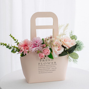 Hộp Đóng Gói Bó Hoa Cầm Tay Giấy Kraft Sáng Tạo Hình Bầu Dục Cửa Hàng Hoa Vật Liệu Đóng Gói Hoa Tươi Sắp Xếp Túi - Product Image 3