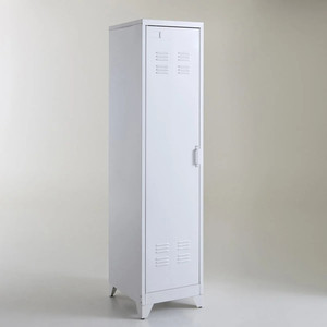 <span class=keywords><strong>Armario</strong></span> Metálico Estilo Americano, Mueble de Almacenamiento con 1 Puerta Metálica, Armarios Americanos para Pasillos, Oficinas y Dormitorios Infantiles - Product Image 2