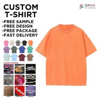 T-shirt unisexe décontracté en coton 100% doux et surdimensionné 230 GSM, style vintage délavé à l'acide, pour homme – Nouvelle collection tendance