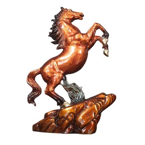 Figura de Caballo de Bronce Copper World, Hecha a Mano, Decoración Artística para el Hogar u Oficina, Regalo de Inauguración de Casa - Product Image 4