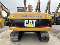 Grande pelle sur chenilles d'occasion, machine industrielle de fabrication japonaise, excavatrice Cat 320c 20 tonnes
