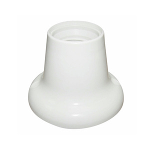 Portalampada E-27 retto, standard, adatto per lampadine E-27, ideale per l'illuminazione in spazi domestici e commerciali. - Product Image 1
