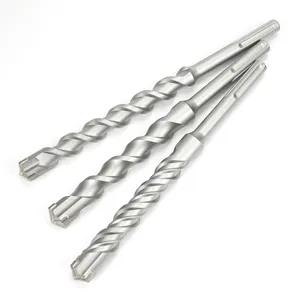 Concrete Drill 4 Cutters Double Or Single Flute SDS Max Hammer Carbide Tipped Drill Bit For Concrete Stone