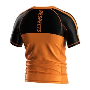 Maillots de compression à séchage rapide personnalisés Nogi Jiu Jitsu MMA pour hommes, vêtements de fitness sublimés à manches courtes - Product Image 3